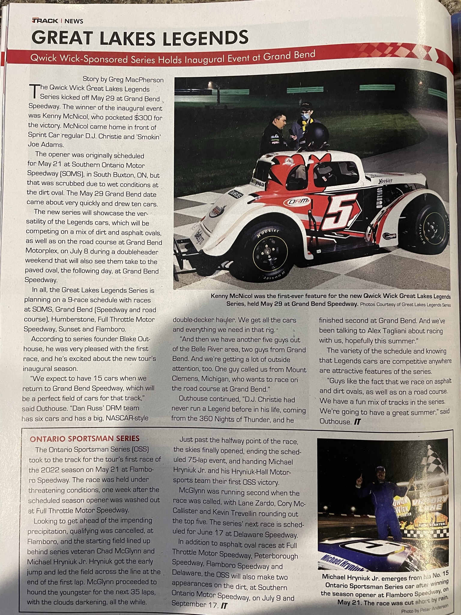 GLLS Featured In Inside Track Magazine