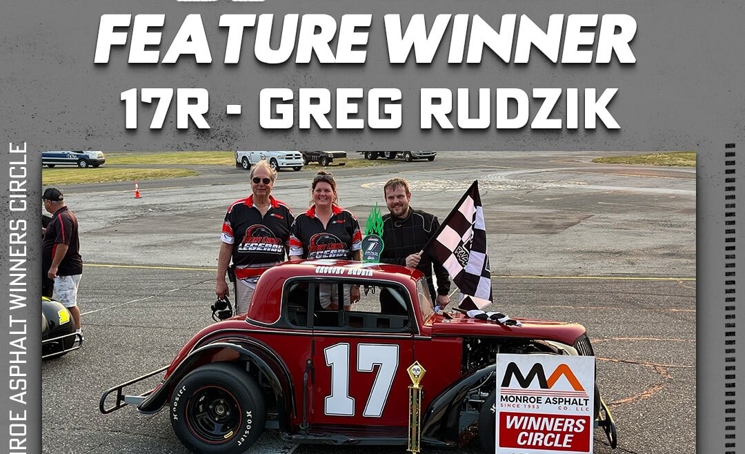 Greg Rudzik Wins In GLLS Debut at Flat Rock Speedway (Race 2 Results)