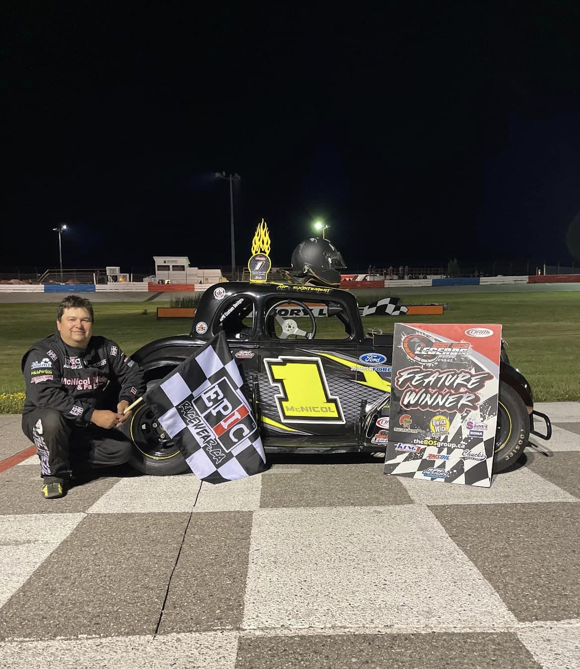 Kenny McNicol Returns To Victory Lane at Grand Bend Speedway (Race 3 Results)