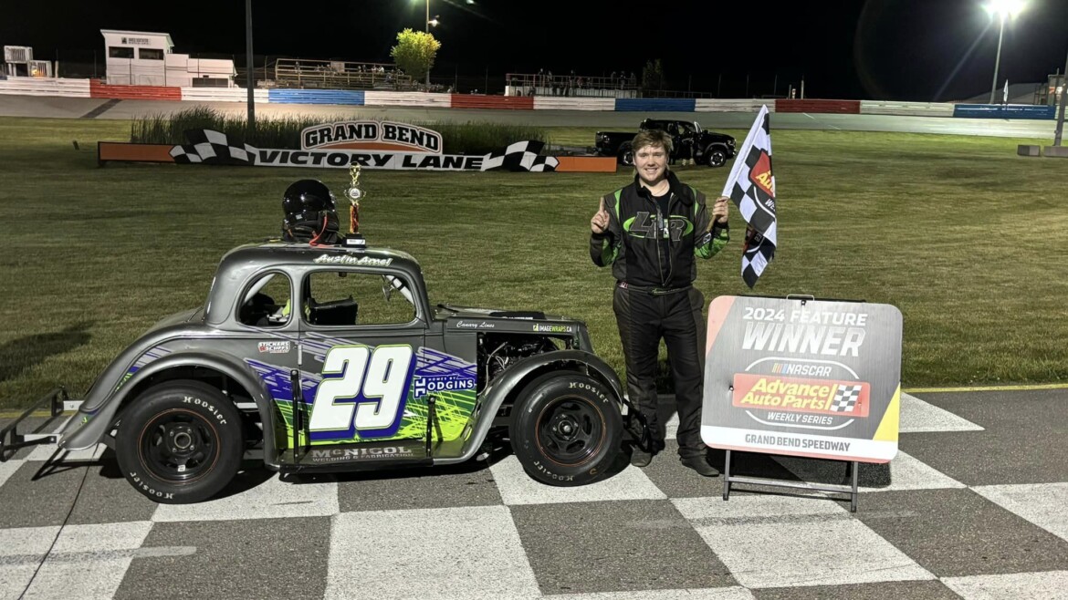 Austin Arnel Takes Checkered Flag at Grand Bend Speedway (Race 2 Results)